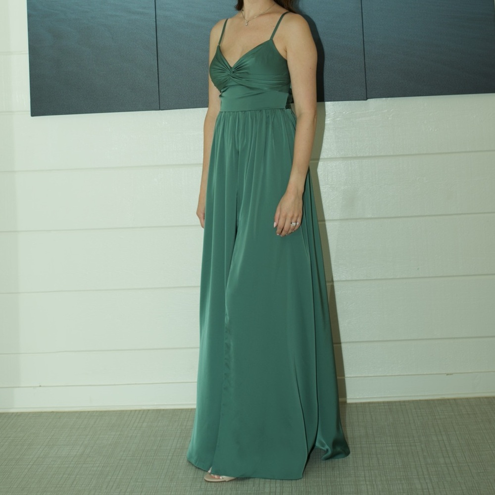 Azazie Green Wedding Dress
